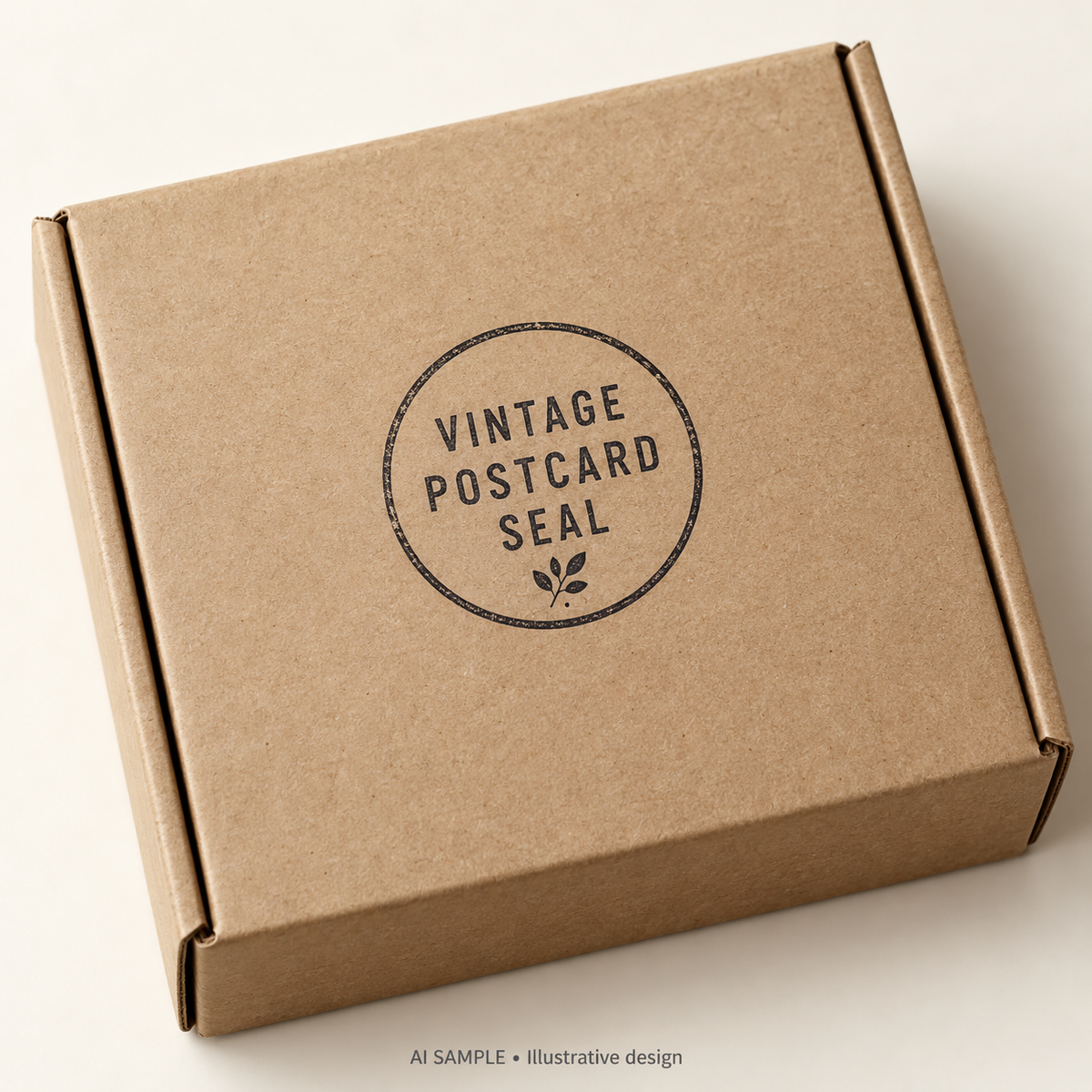 AI SAMPLE: Original illustrative concept for Postcard Keepsake Stamp. Not an actual product photograph. Design, proportions and colors require merchant approval. Shown surface demonstrates the imprint and is not included.