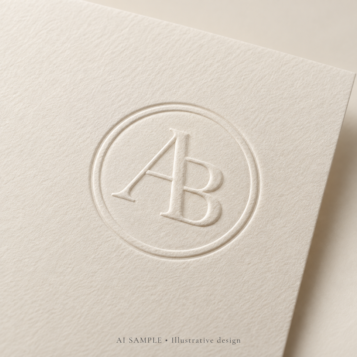 AI SAMPLE: Original illustrative concept for Personal Emblem Paper Embosser. Not an actual product photograph. Design, proportions and colors require merchant approval. Props are not included.