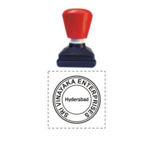 Pre Inked Round Stamps