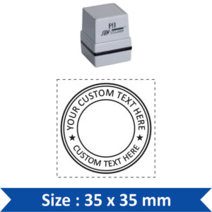 Sun Round Stamp / Seal Stamp / Custom Seal 35 mm
